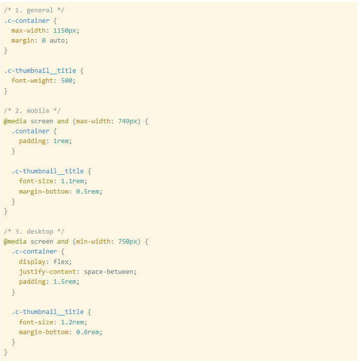 Focus on essentials inspect