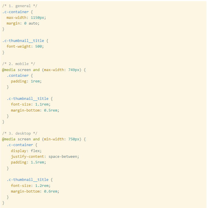 Focus on essentials inspect